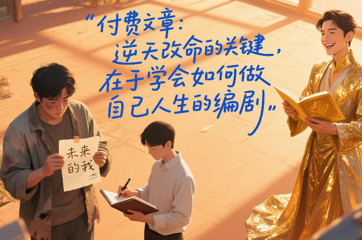 付费文章：逆天改命的关键，在于学会如何做自己人生的编剧-办公驿站