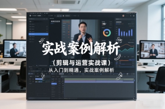 剪辑与运营实战课，从入门到精通，实战案例解析（更新2026）-办公驿站