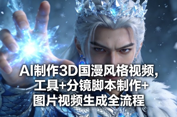 AI制作3D国漫风格视频，工具+分镜脚本制作+图片视频生成全流程-办公驿站