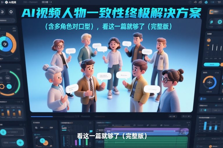 AI视频人物一致性终极解决方案（含多角色对口型），看这一篇就够了（完整版）-办公驿站