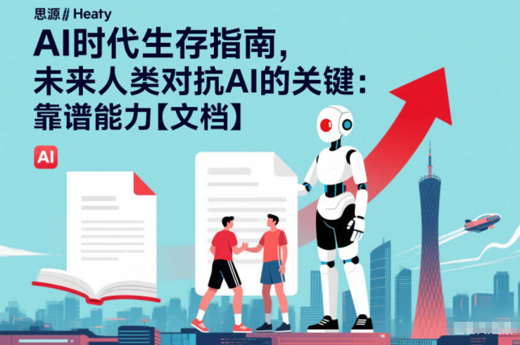 AI时代生存指南，未来人类对抗AI的关键：靠谱能力【文档】-办公驿站