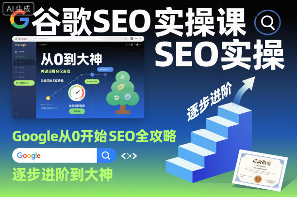 谷歌SEO实操课，Google从0开始SEO全攻略，逐步进阶到大神-办公驿站