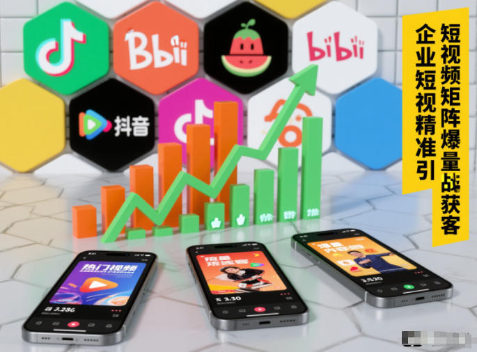 企业短视频精准引流矩阵获客，短视频矩阵爆量战法-办公驿站