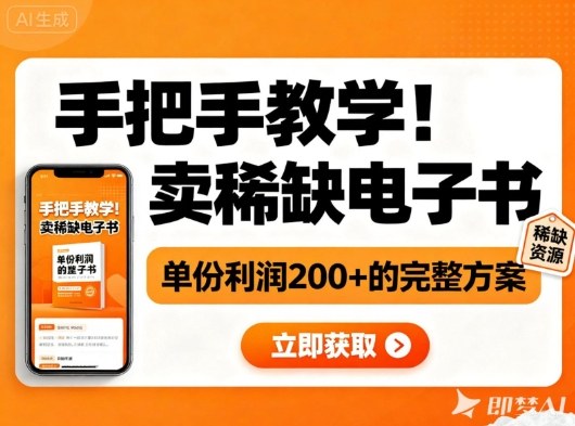 手把手教学！在小红书卖稀缺电子书，单份利润2张+的完整方案-办公驿站