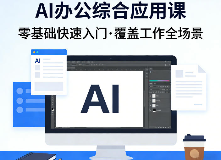 AI办公综合应用课，零基础快速入门，覆盖了工作中各种应用场景-办公驿站