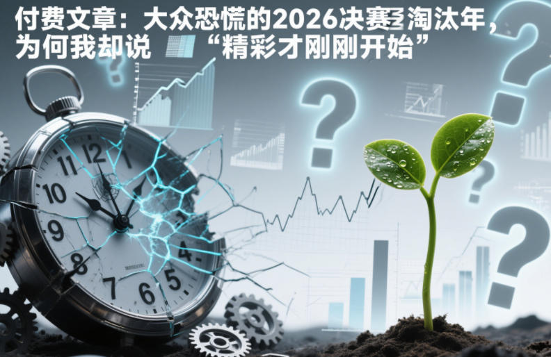 付费文章：大众恐慌的2026决赛淘汰年，为何我却说“精彩才刚刚开始”？-办公驿站