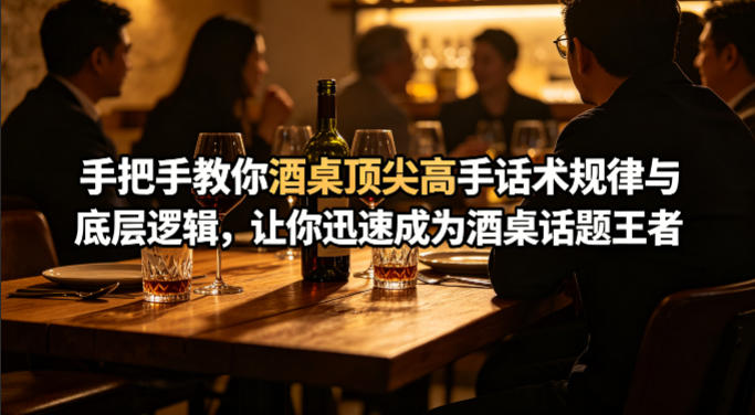 付费文章：手把手教你酒桌顶尖高手话术规律与底层逻辑，让你迅速成为酒桌话题王者(二十年全网独家经验分享)-办公驿站
