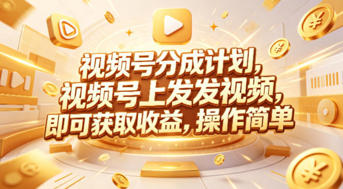 视频号分成计划，599元众筹的Red团队课程，视频号上发发视频，即可获取收益，操作简单-办公驿站