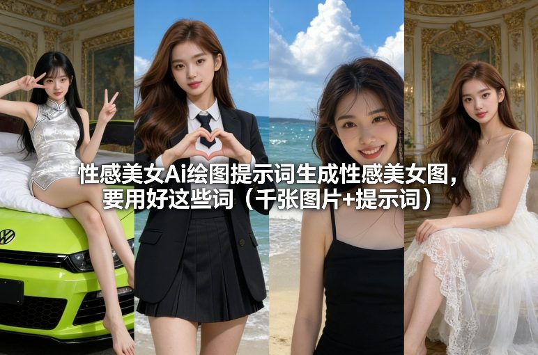性感美女Ai绘图提示词生成性感美女图，要用好这些词（千张图片+提示词）-办公驿站