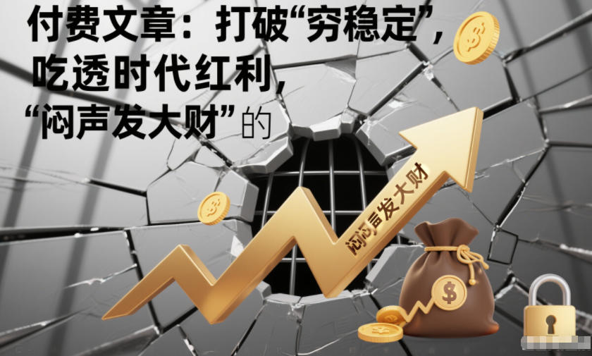 付费文章：打破“穷稳定”，吃透时代红利，“闷声发大财”的终极真谛-办公驿站