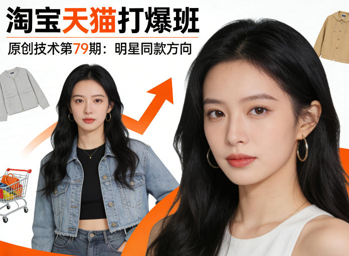 《淘宝天猫打爆班》原创技术第79期：明星同款方向-办公驿站