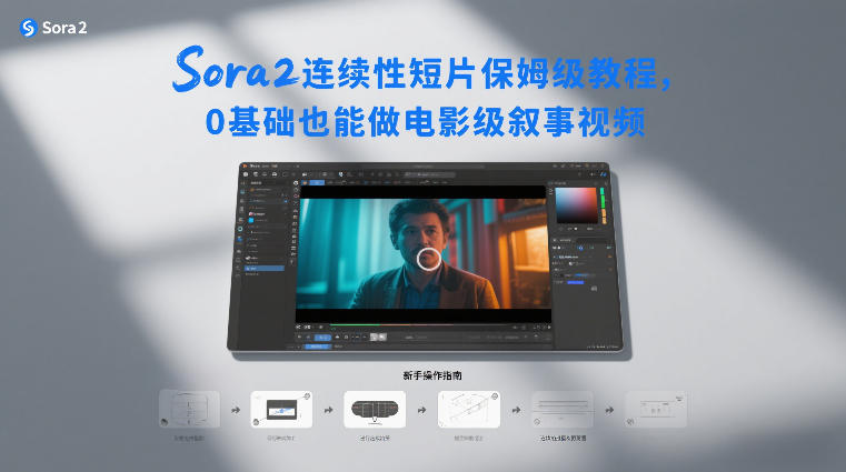 Sora2连续性短片保姆级教程，0基础也能做电影级叙事视频-办公驿站