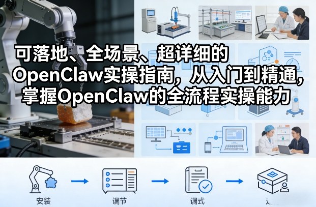 可落地、全场景、超详细的OpenClaw实操指南，从入门到精通，掌握OpenClaw的全流程实操能力-办公驿站