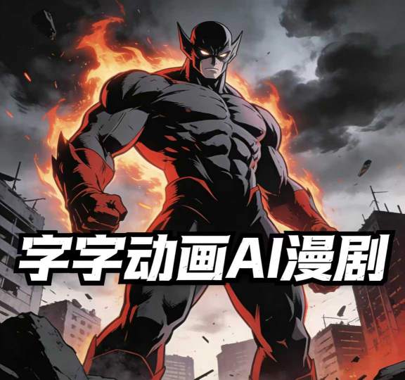 字字动画AI漫剧2026年第1期系统课程，小白看完就能学会实操的漫剧课，单人月收1-3W-办公驿站