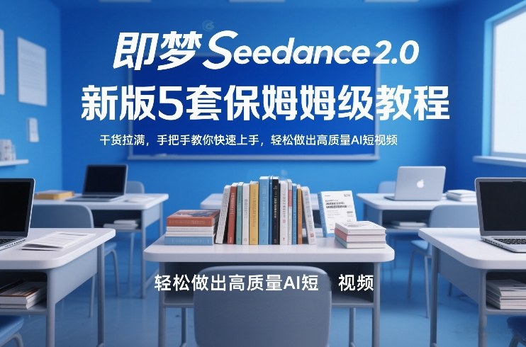 即梦Seedance2.0新版5套保姆级教程，干货拉满，手把手教你快速上手，轻松做出高质量AI短视频-办公驿站